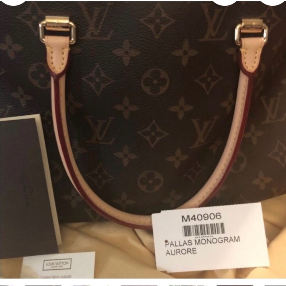 Louis Vuitton Authentic  Pallas Aurore Purse Retired Color Never Carried READ - Picture 3 of 12